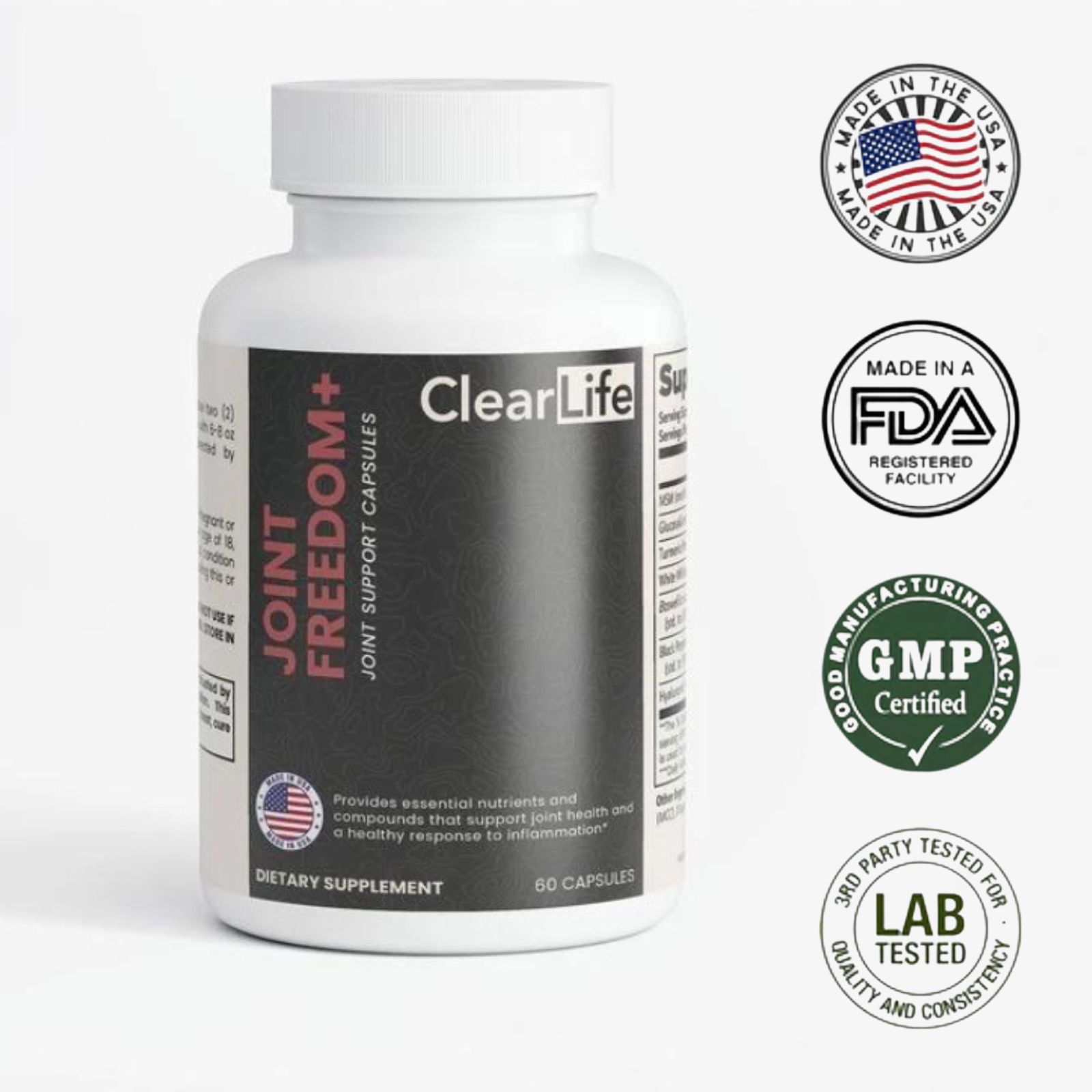 Joint Freedom+ | Doctor-Formulated Relief for Stiff, Aching Knees